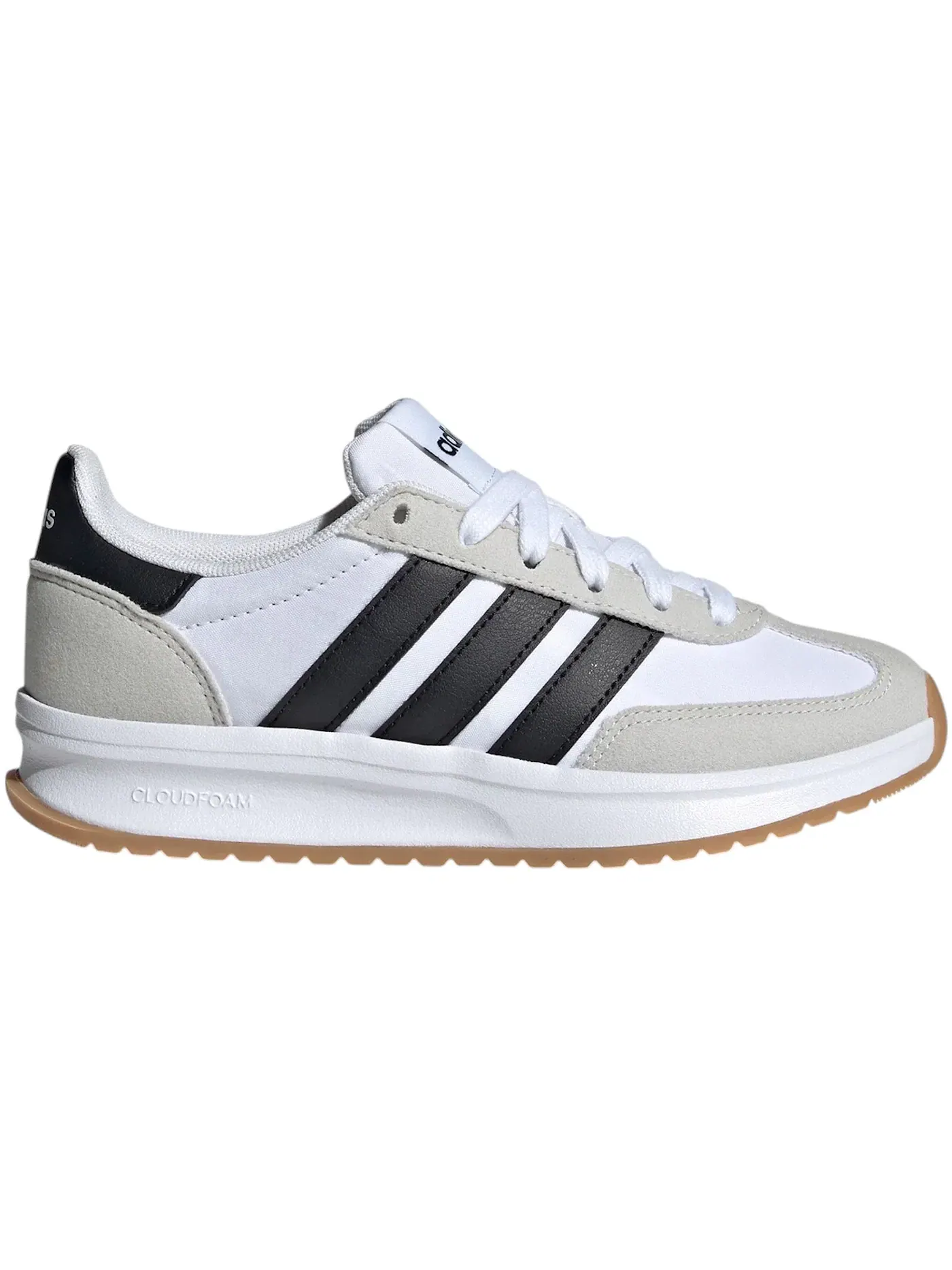 Детские кроссовки Lifestyle с ретро-дизайном Adidas Run 70s 2.0 — изображение 1 из 1, белый черный серый