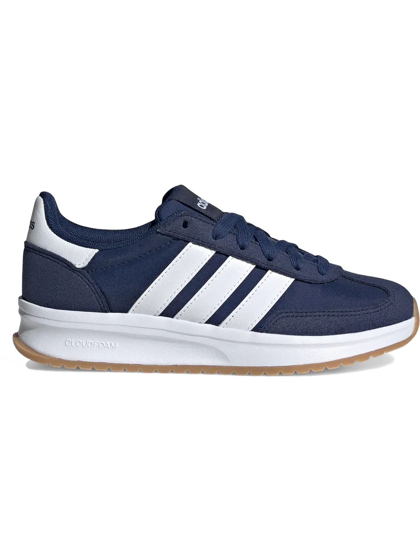 Детские кроссовки lifestyle с ретро-дизайном Adidas Run 70s 2.0 — изображение 1 из 1, темный синий/белый/белый
