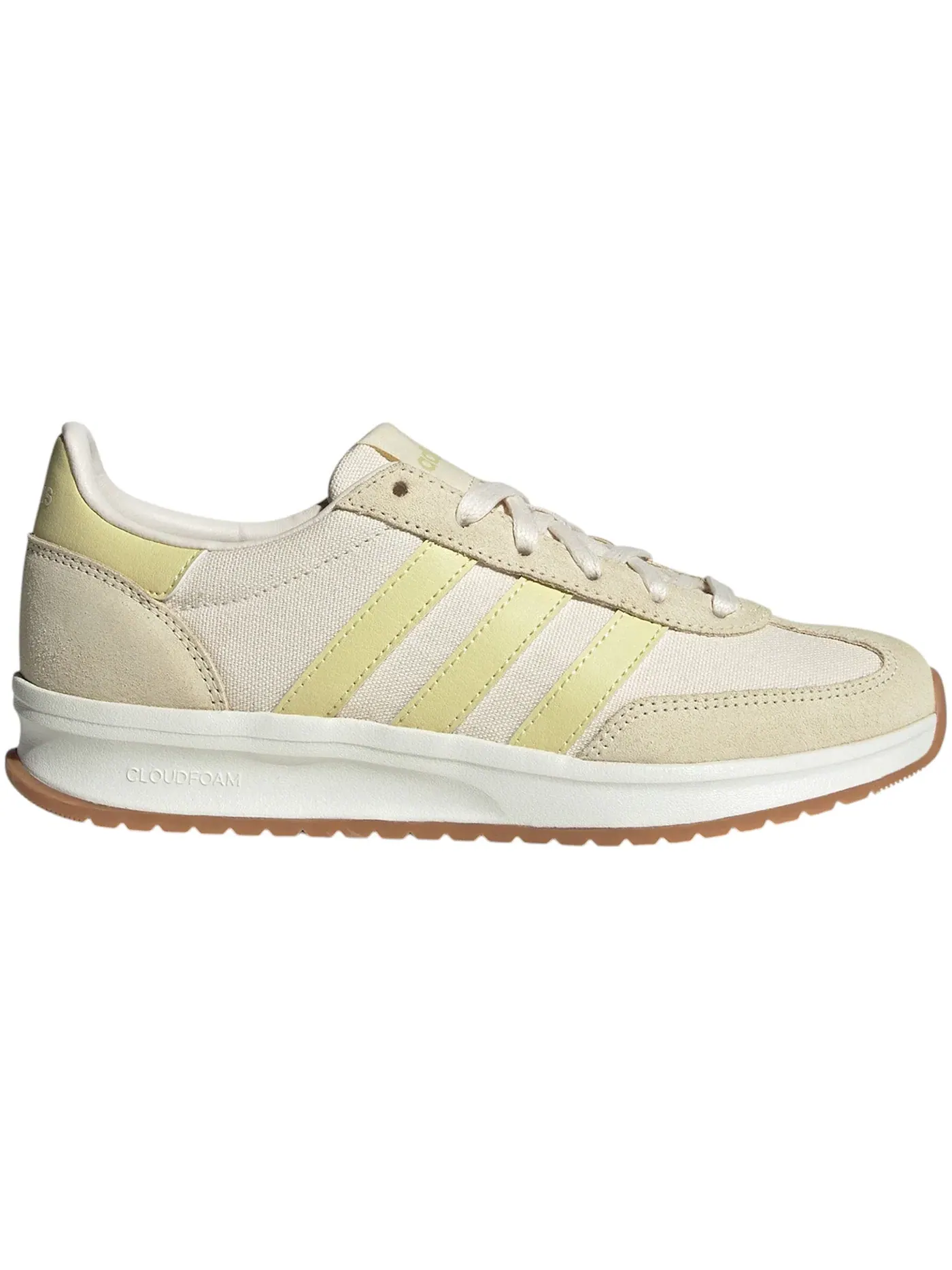 Женские кроссовки для активного отдыха Adidas Run 70s 2.0 — изображение 1 из 1, белый/желтый