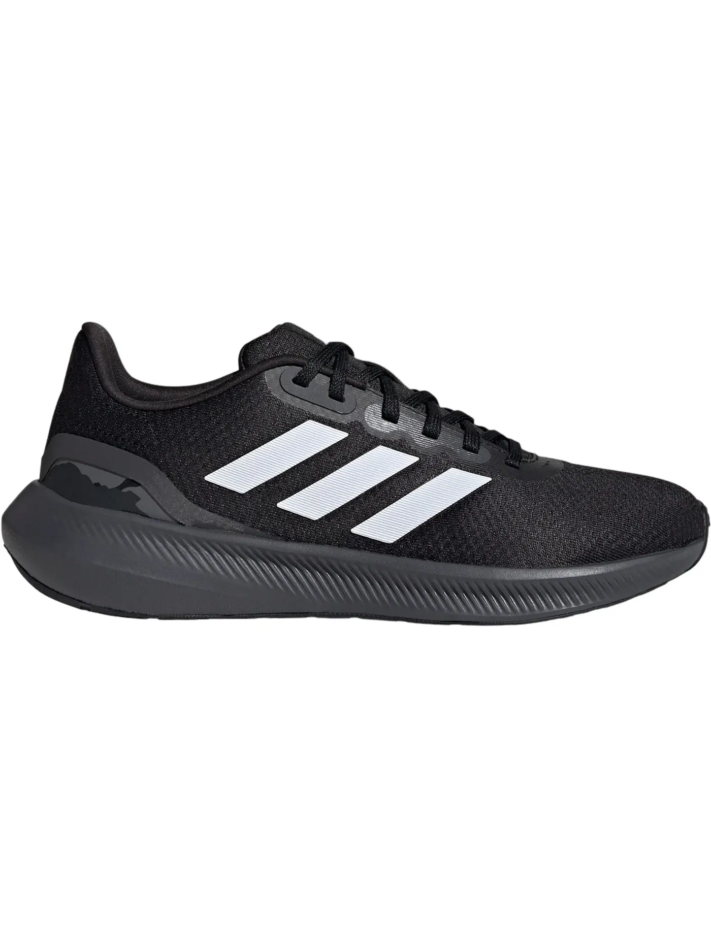 Мужские кроссовки для бега Runfalcon 3 Adidas — изображение 1 из 1, черный белый серый