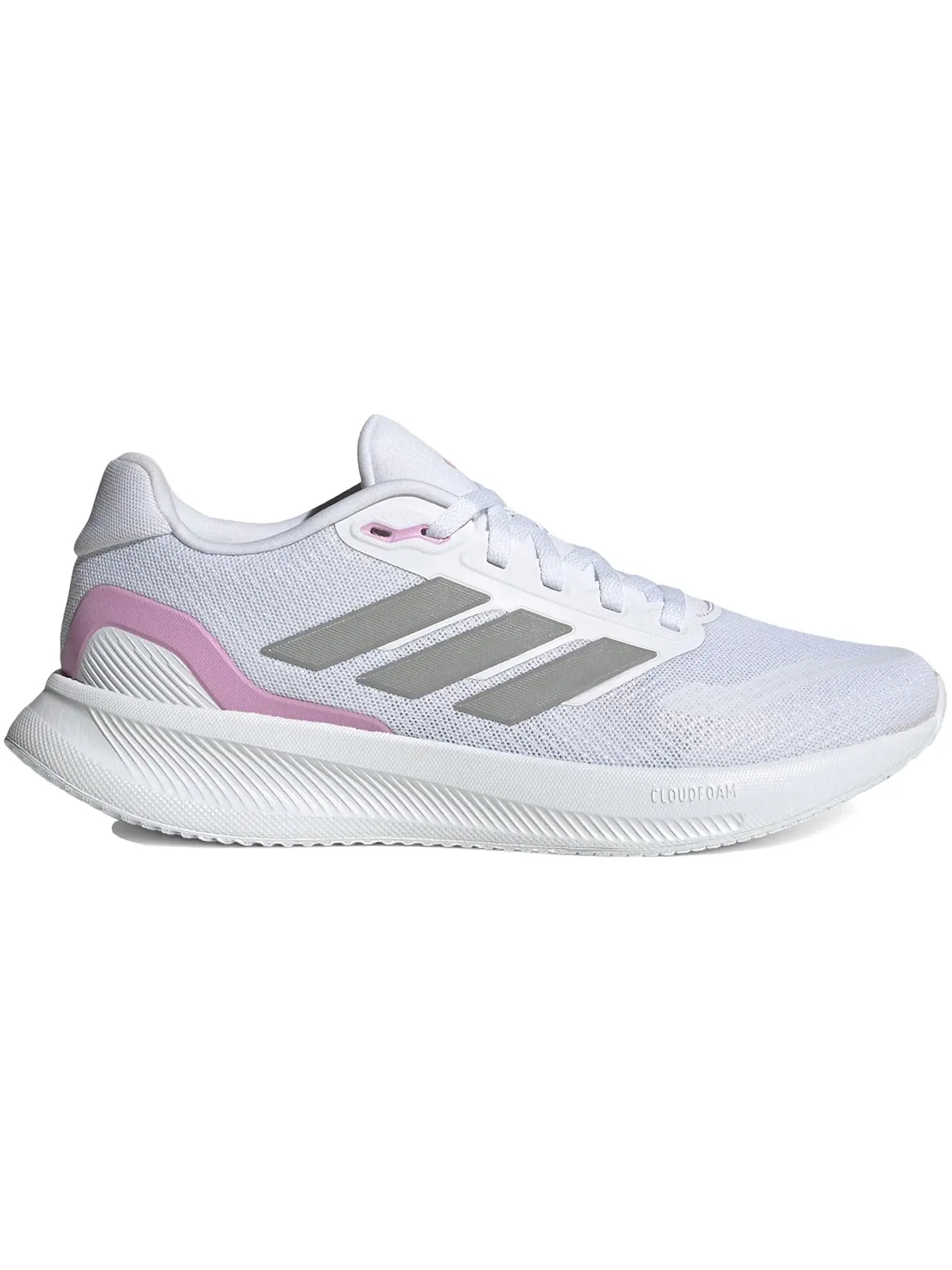 Женские кроссовки для бега с сетчатым верхом Adidas Runfalcon 5 — изображение 1 из 1, белый серый черный