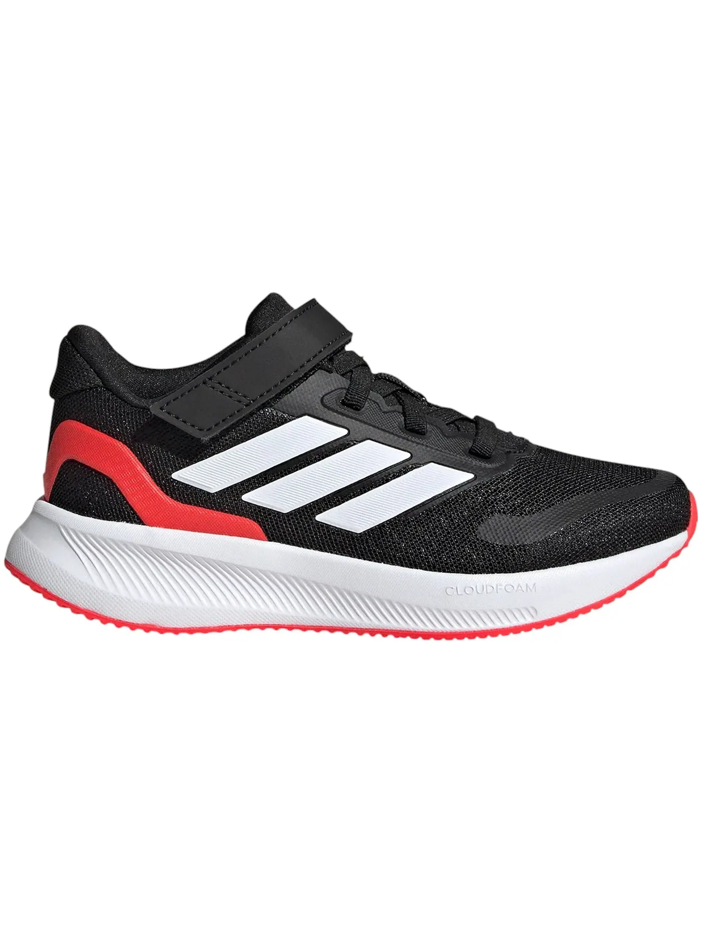 Детские кроссовки беговые Adidas Runfalcon 5 — изображение 1 из 1, черный/белый/красный