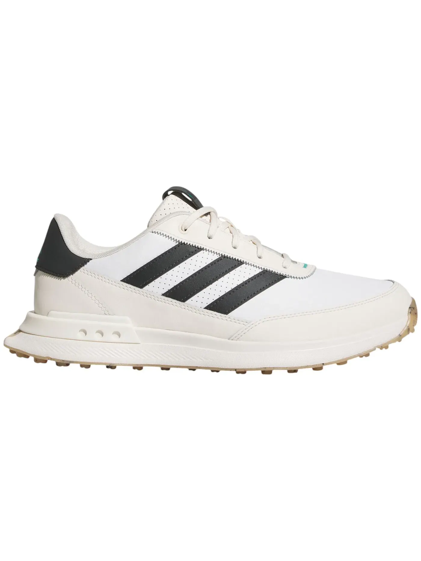 Мужские кроссовки для гольфа без шипов Adidas S2G 24 Leather Spikeless Golf — изображение 1 из 1, белый//белый