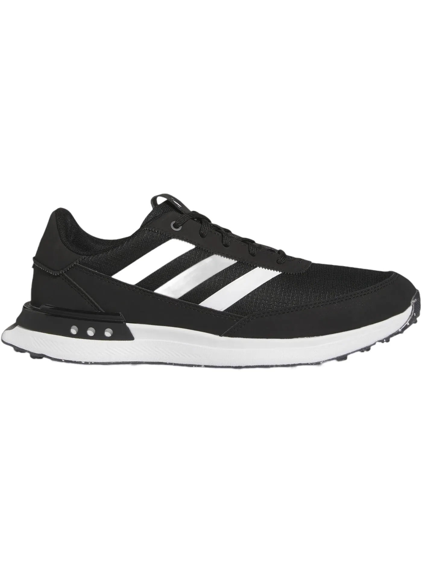 Мужские кроссовки для гольфа без шипов Adidas S2G 24 Spikeless Golf Adidas — изображение 1 из 1, черный/белый/металлик