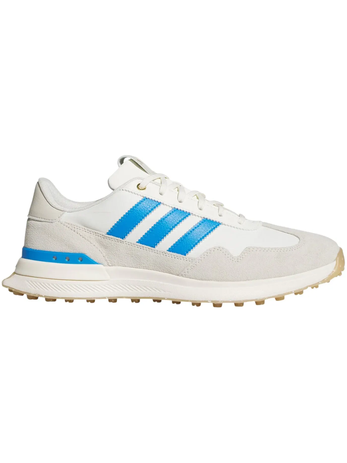 Мужские кроссовки для гольфа с текстильным верхом Adidas S2G 26 Textile Spikeless Golf — изображение 1 из 1, белый синий