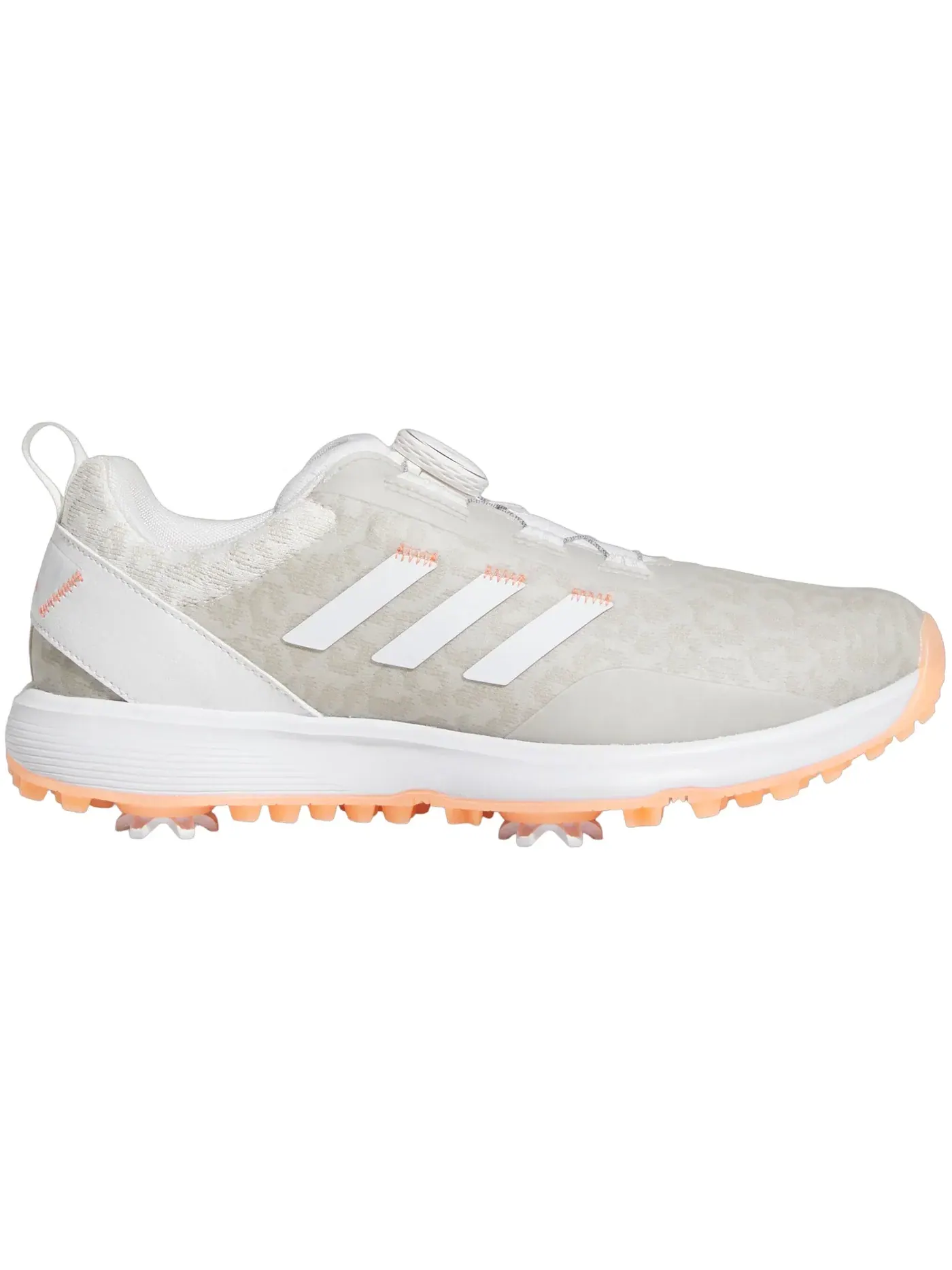 Женские кроссовки для гольфа с шипами Adidas S2G BOA Spiked Golf — изображение 1 из 1, белый/белый