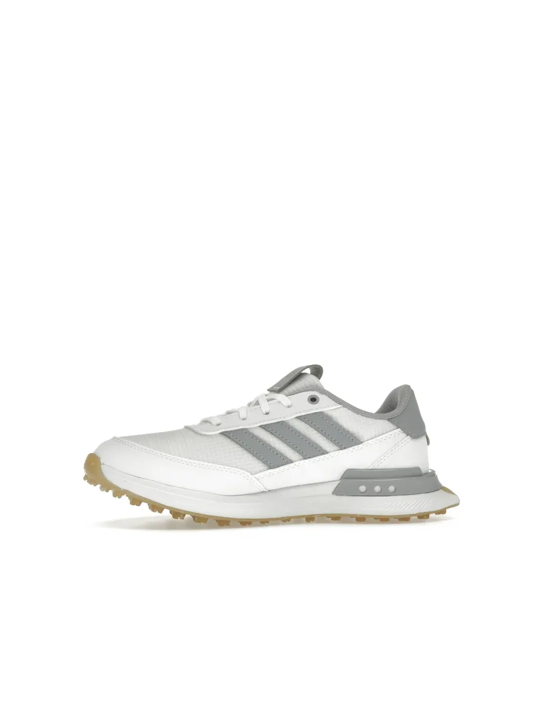 Детские кроссовки для гольфа без шипов Adidas S2G Spikeless 24 Golf — изображение 3 из 4, белый серебристый