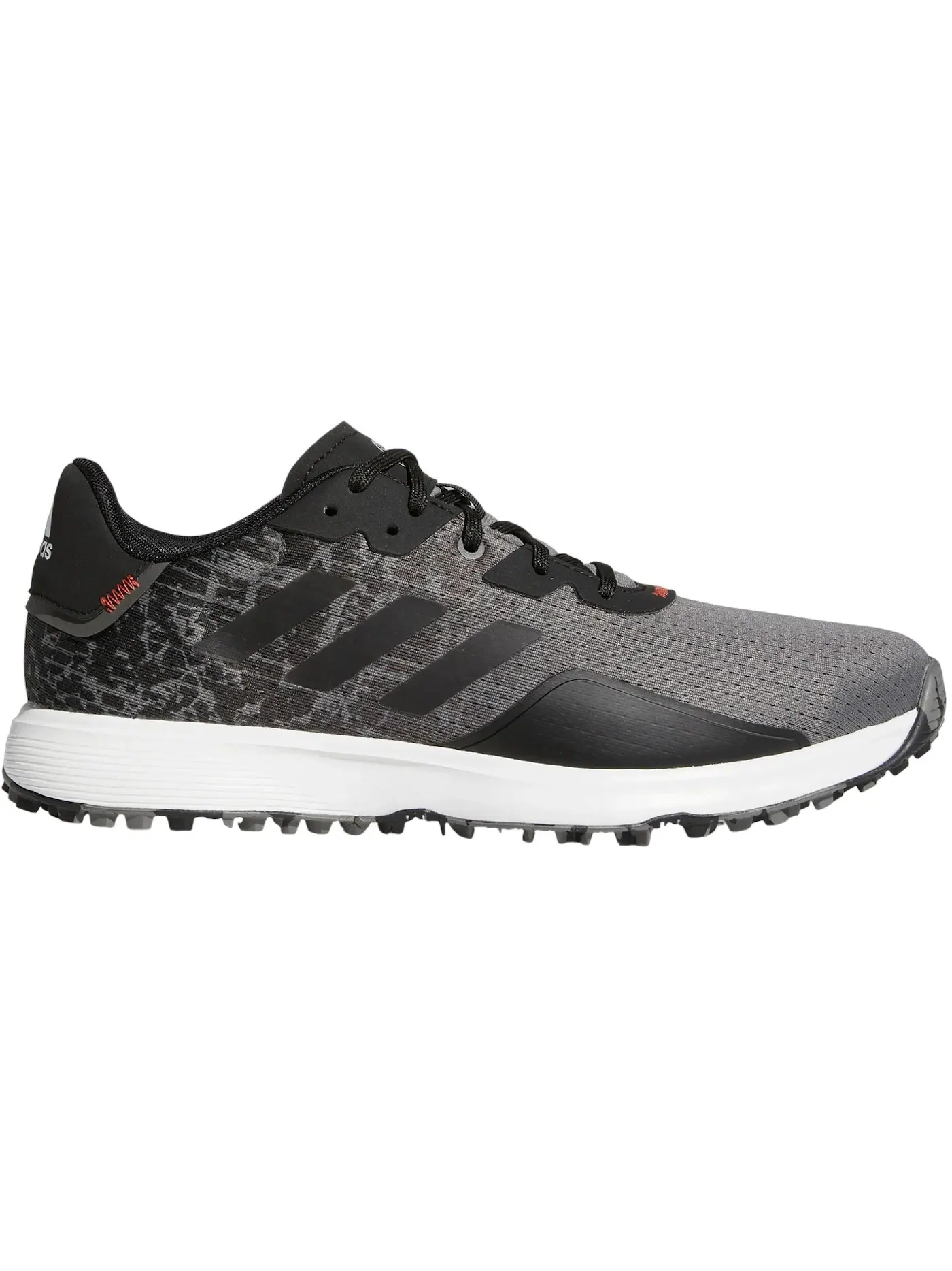 Мужские кроссовки для гольфа с шипами Adidas S2G Spikeless Golf — изображение 1 из 1, серый/черный/серый