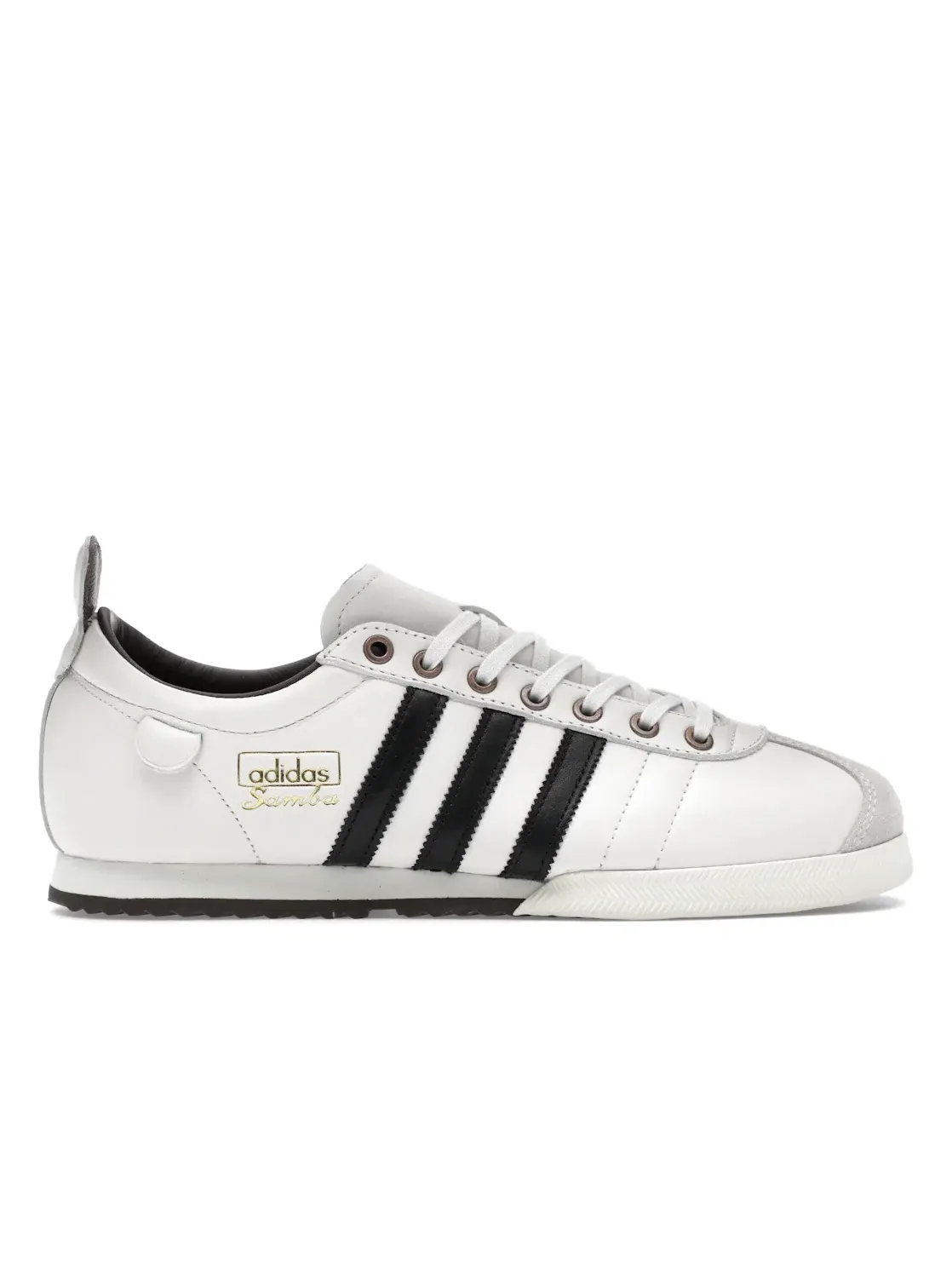 Мужские кроссовки Lifestyle с модельным названием Adidas Samba 62 Adidas — изображение 1 из 4, белый/черный/коричневый