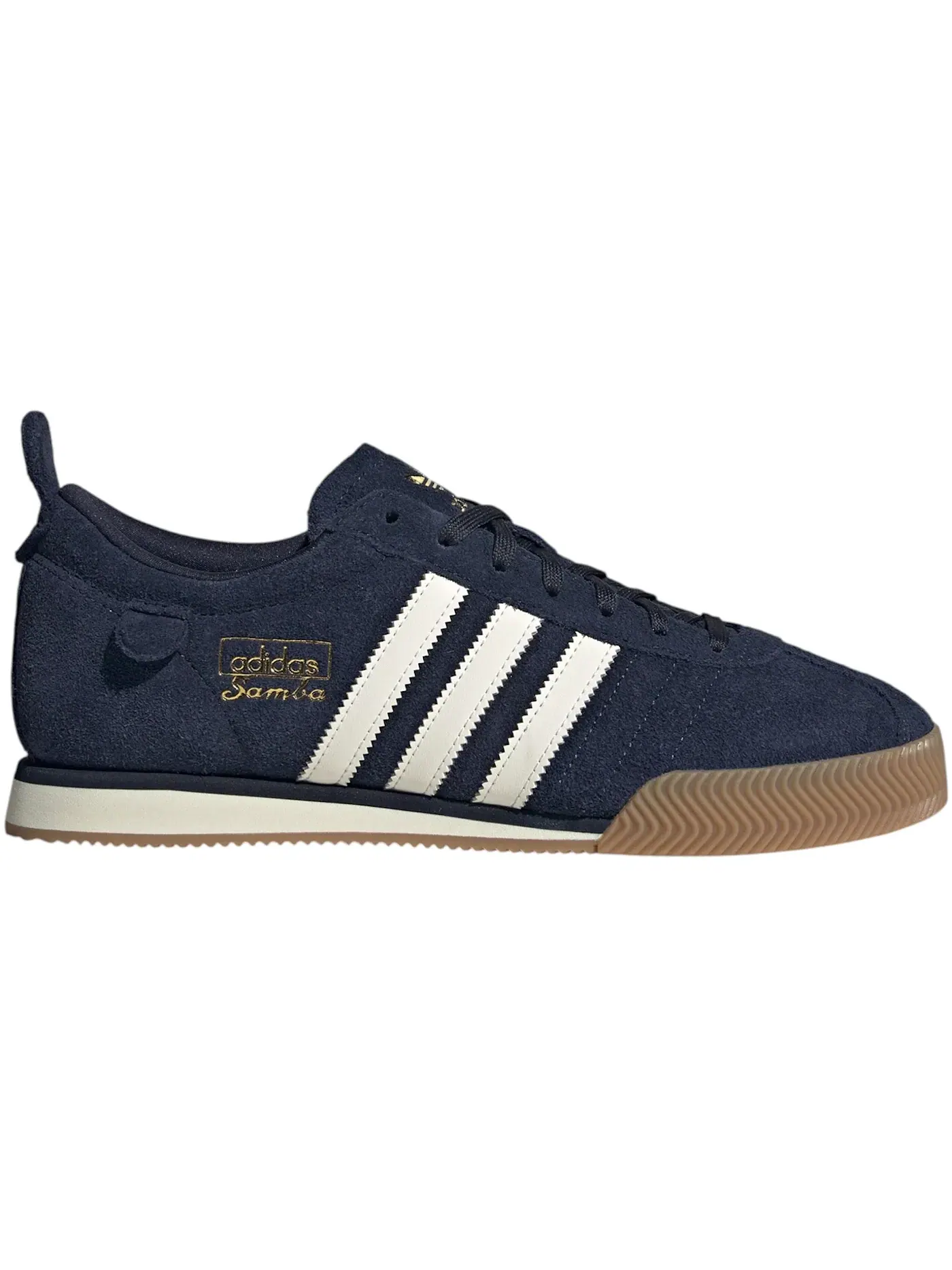 Мужские кроссовки из кожи с замшевыми вставками Adidas Samba 62 Super — изображение 1 из 1, индиго/белый