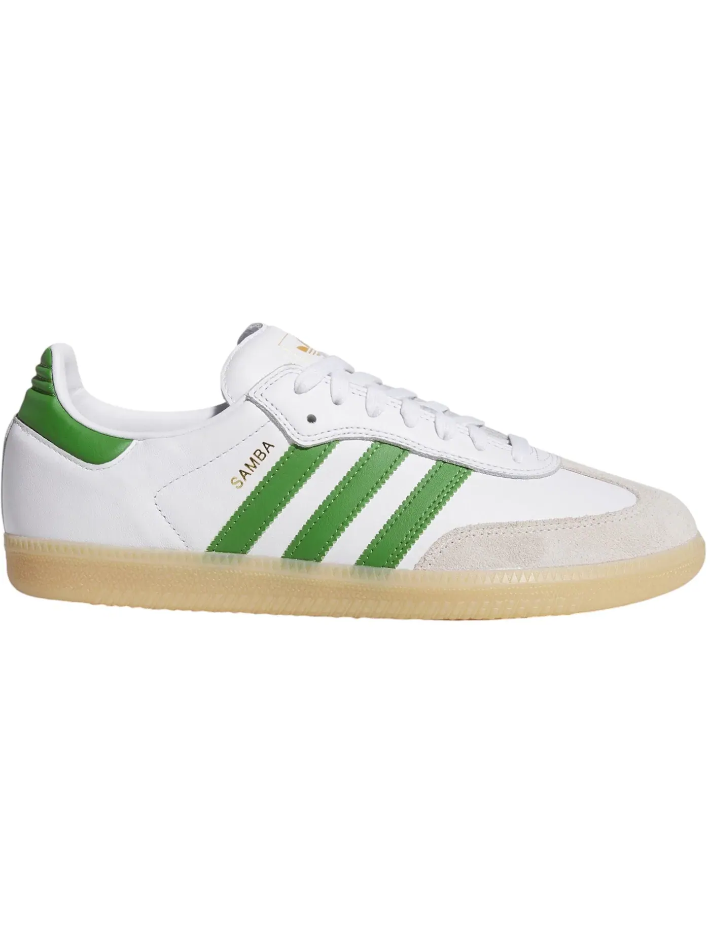 Мужские кроссовки для повседневной носки Adidas Samba ADV — изображение 1 из 1, белый зеленый