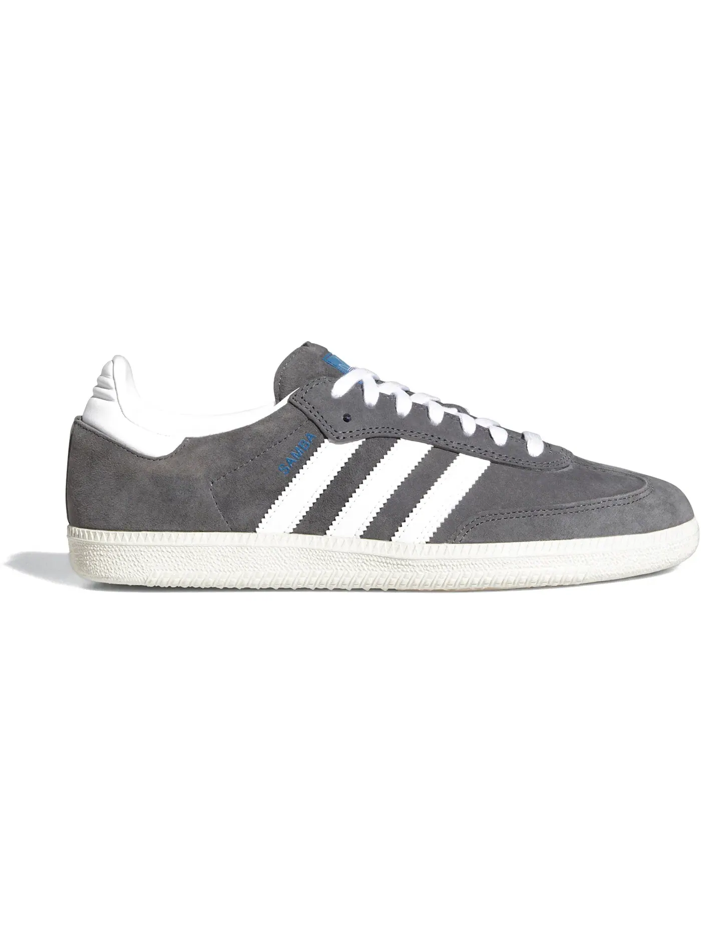 Мужские кроссовки Lifestyle Adidas Samba ADV — изображение 1 из 1, серый/белый/синий