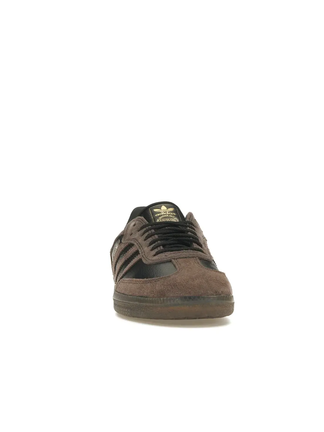 Мужские кроссовки с замшевыми накладками Adidas Samba ADV Kader Sylla — изображение 2 из 4, черный/коричневый