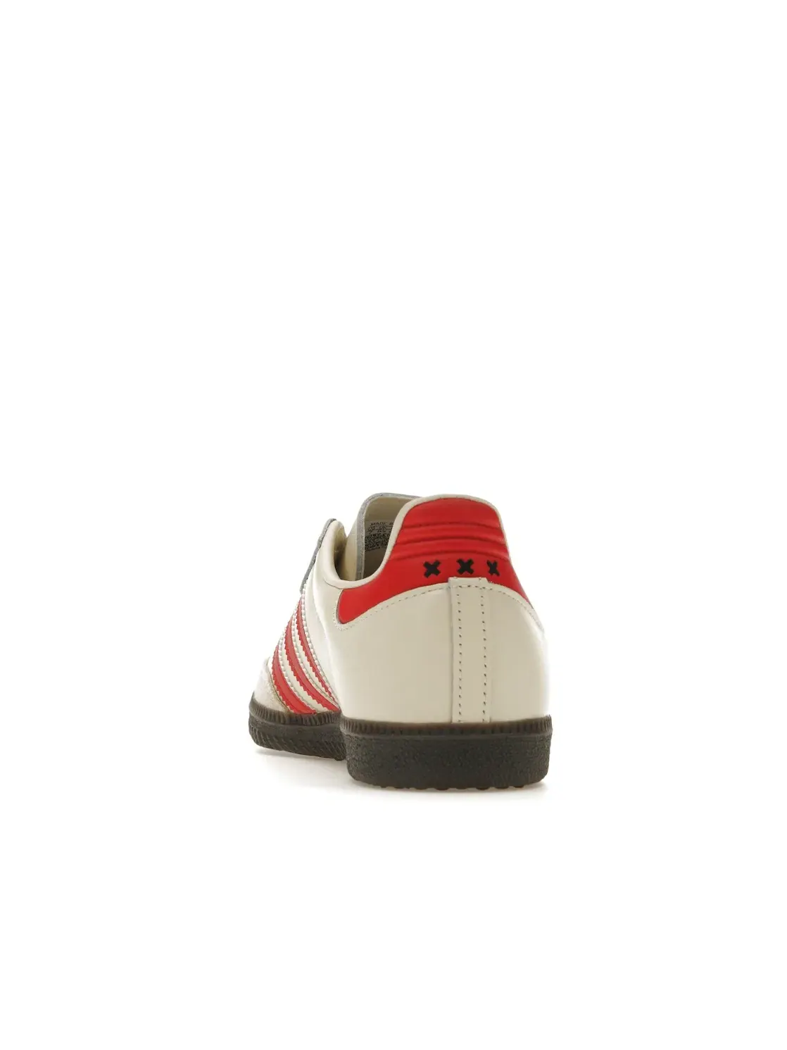 Мужские кроссовки lifestyle с длинным рукавом Adidas Samba — изображение 4 из 4, кремовый белый/красный