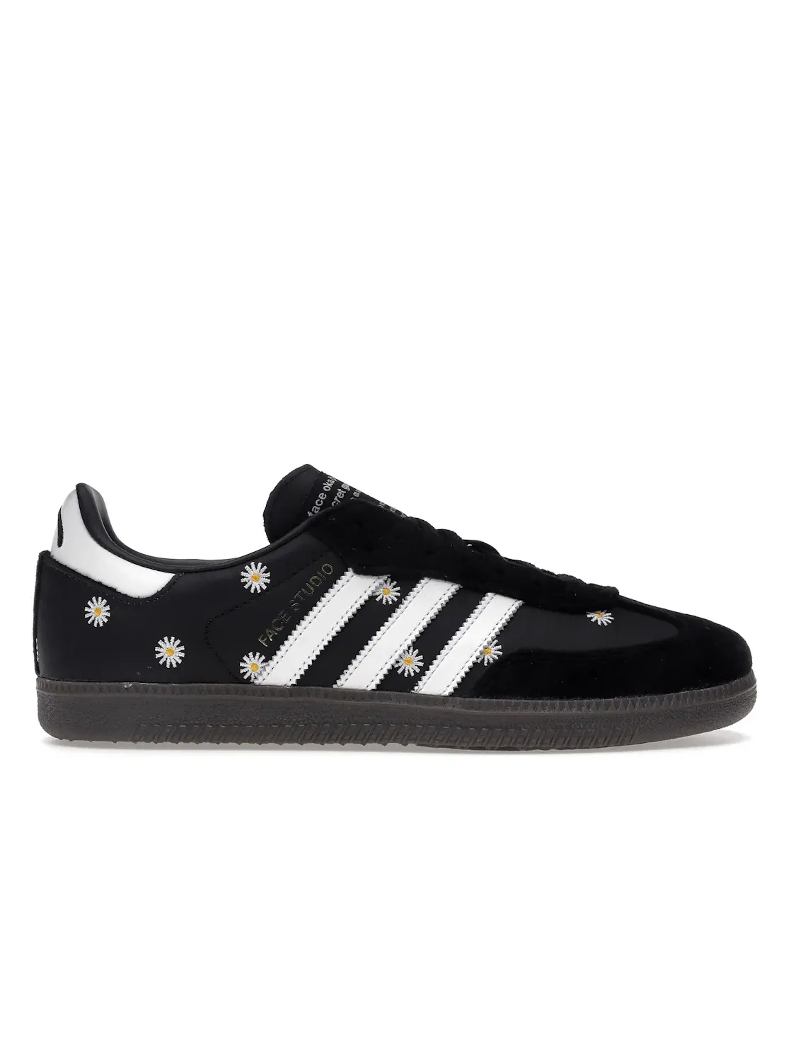 Мужские кроссовки с замшевыми вставками Adidas Samba — изображение 1 из 4, черный/белый/коричневый