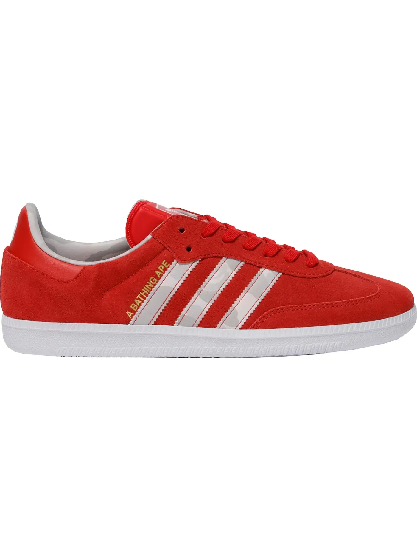 Мужские кроссовки Lifestyle Adidas Samba Bape Winning Collection — изображение 1 из 1, красный/белый/серый