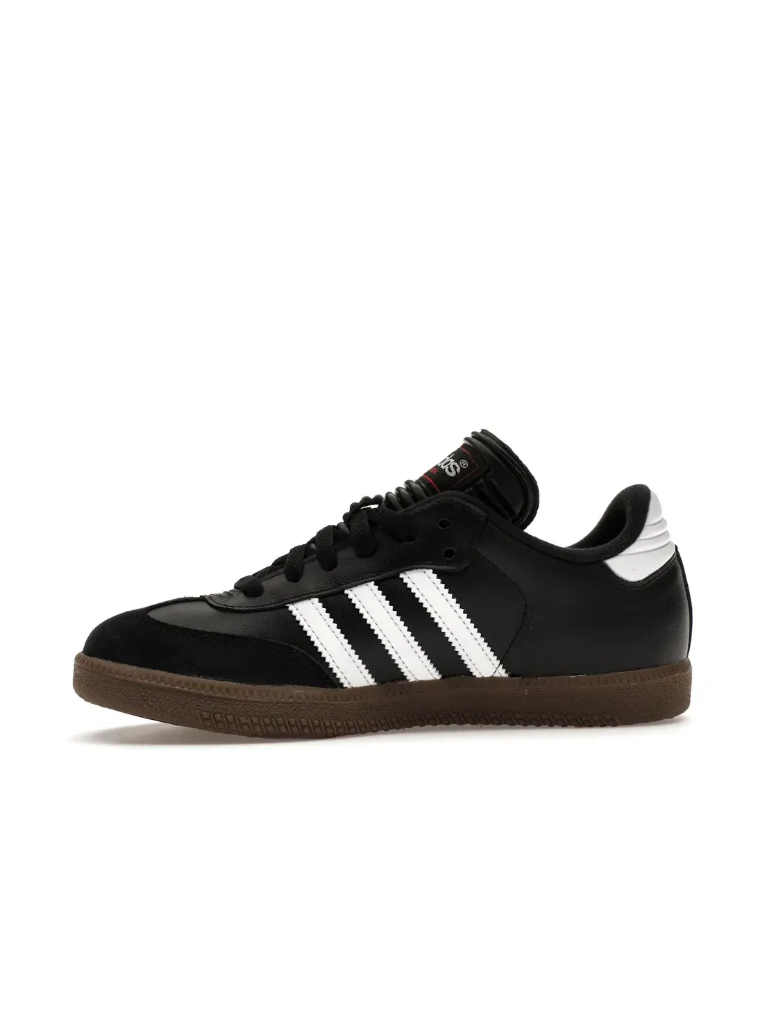 Детские кроссовки с замшевым носком Adidas Samba Classic — изображение 3 из 4, черный/белый/темный