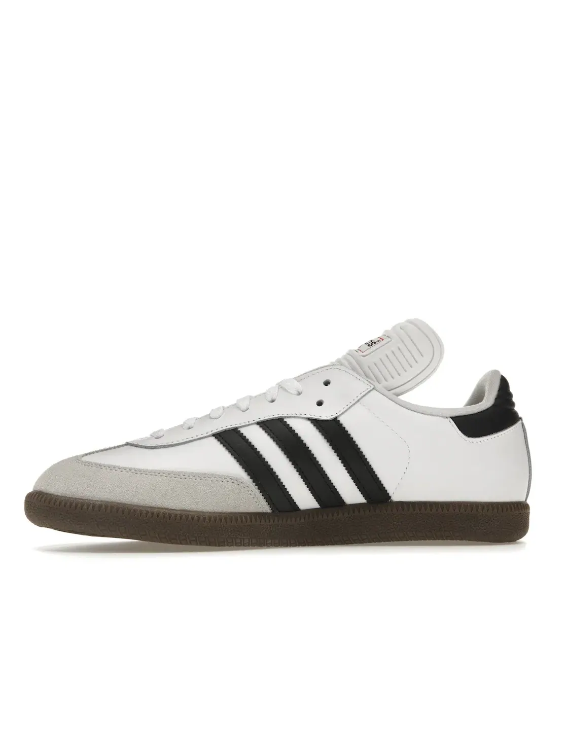 Мужские кроссовки с замшевой накладкой Adidas Samba Classic — изображение 3 из 4, белый/черный/белый
