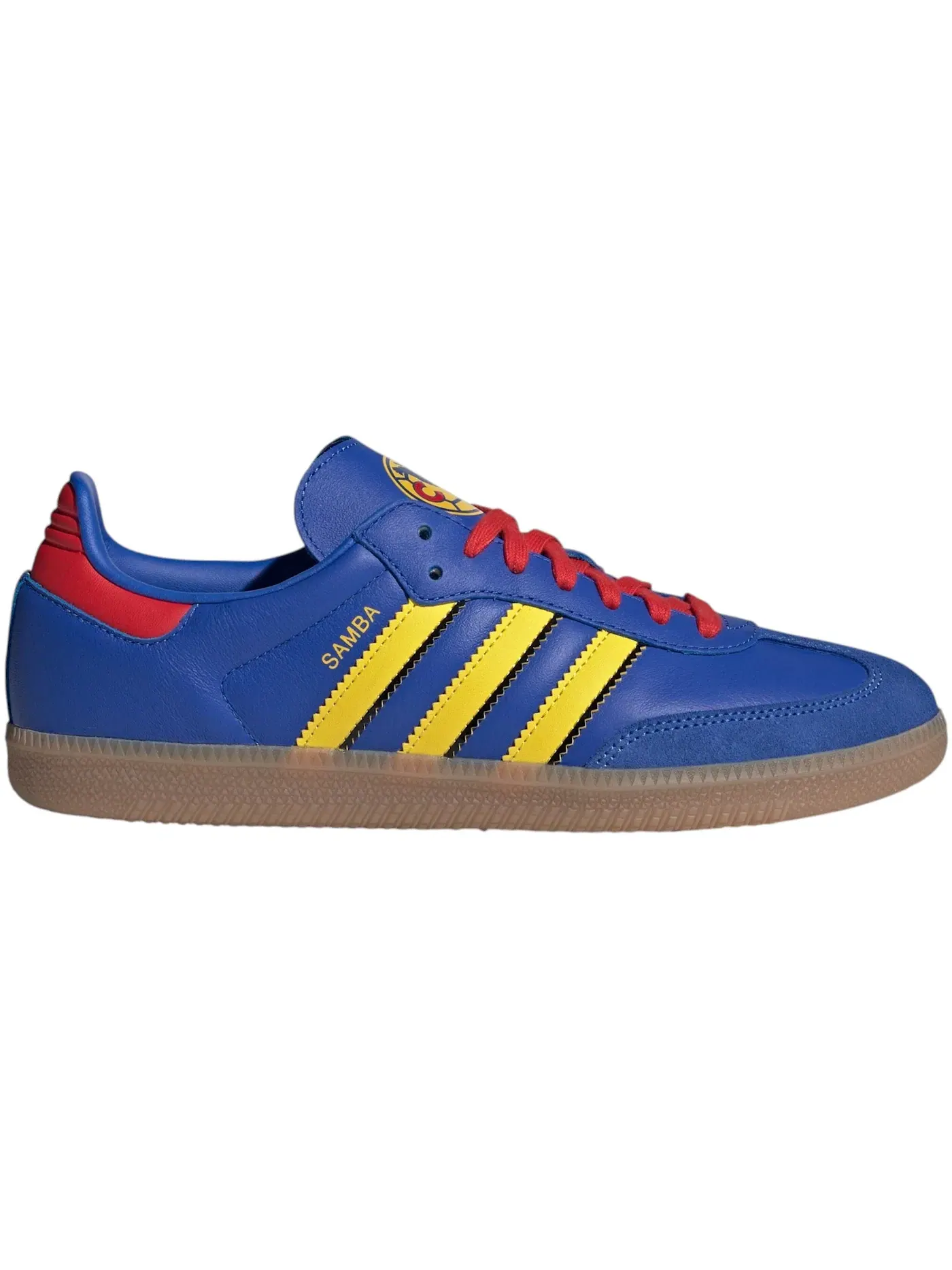 Мужские кроссовки Lifestyle Adidas Samba — изображение 1 из 1, синий/желтый/красный