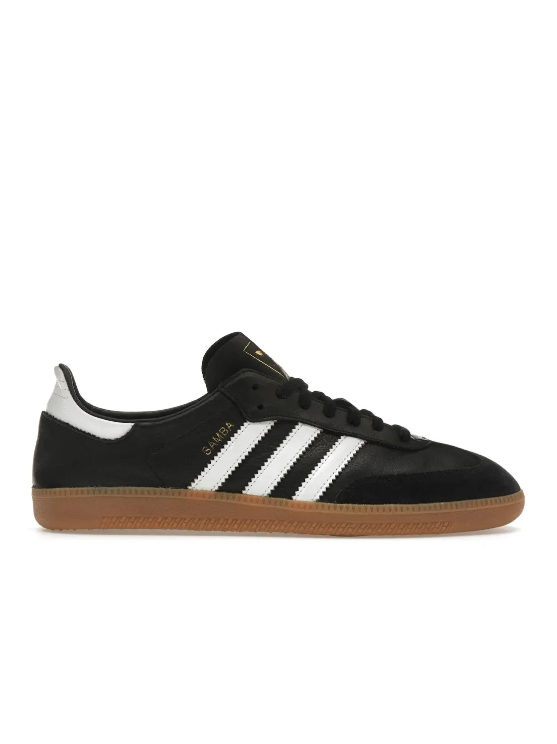 Мужские кроссовки кожаные Adidas Samba Decon — изображение 1 из 4, черный/белый/черный