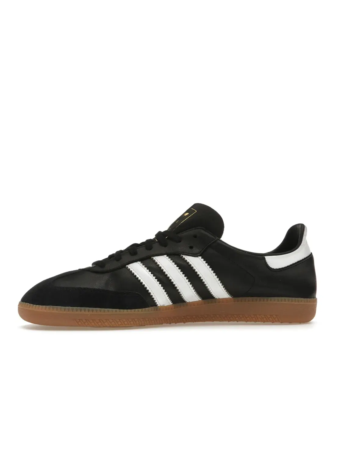 Мужские кроссовки кожаные Adidas Samba Decon — изображение 3 из 4, черный/белый/черный