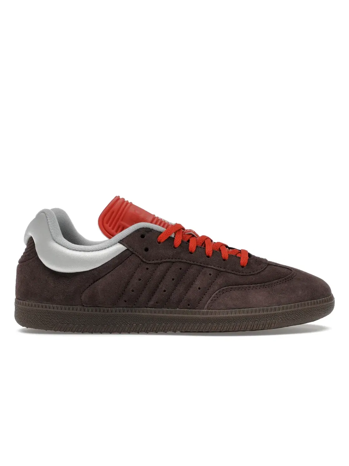 Мужские кроссовки с замшевым верхом Adidas Samba — изображение 1 из 4, коричневый/красный