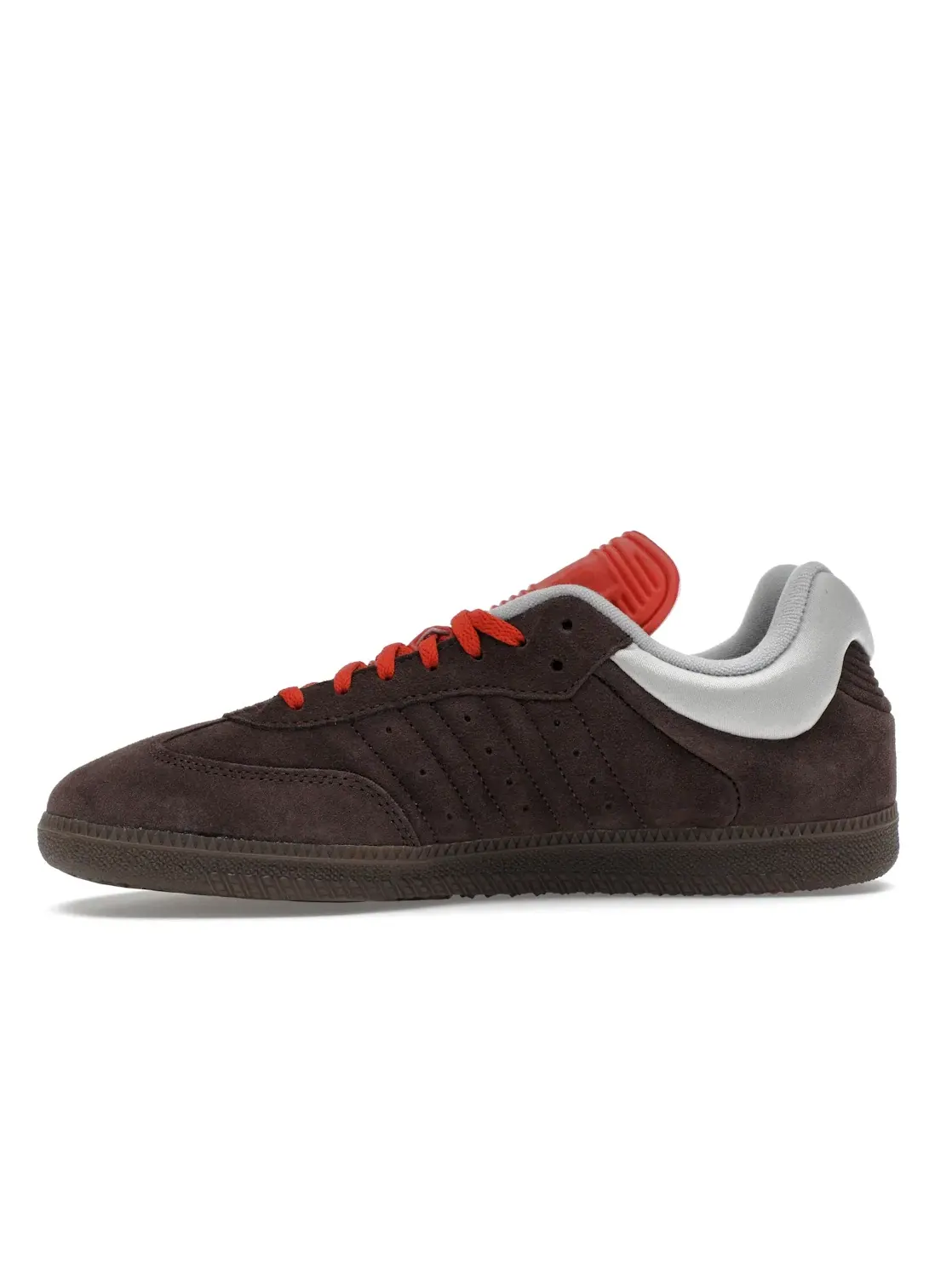 Мужские кроссовки с замшевым верхом Adidas Samba — изображение 3 из 4, коричневый/красный
