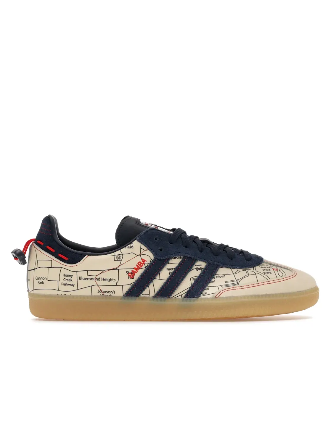Мужские кроссовки с коллаборацией Eric Shake James Adidas Samba — изображение 1 из 4