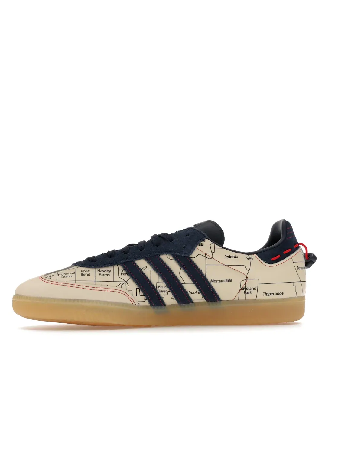 Мужские кроссовки с коллаборацией Eric Shake James Adidas Samba — изображение 3 из 4