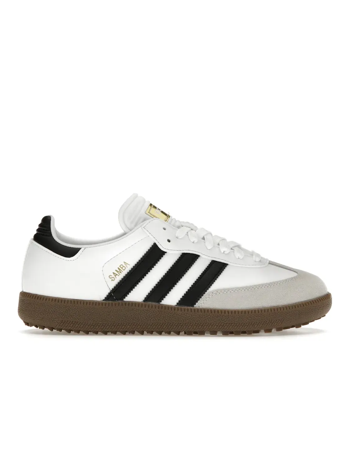 Мужские кроссовки для гольфа Adidas Samba Golf — изображение 1 из 4, белый черный