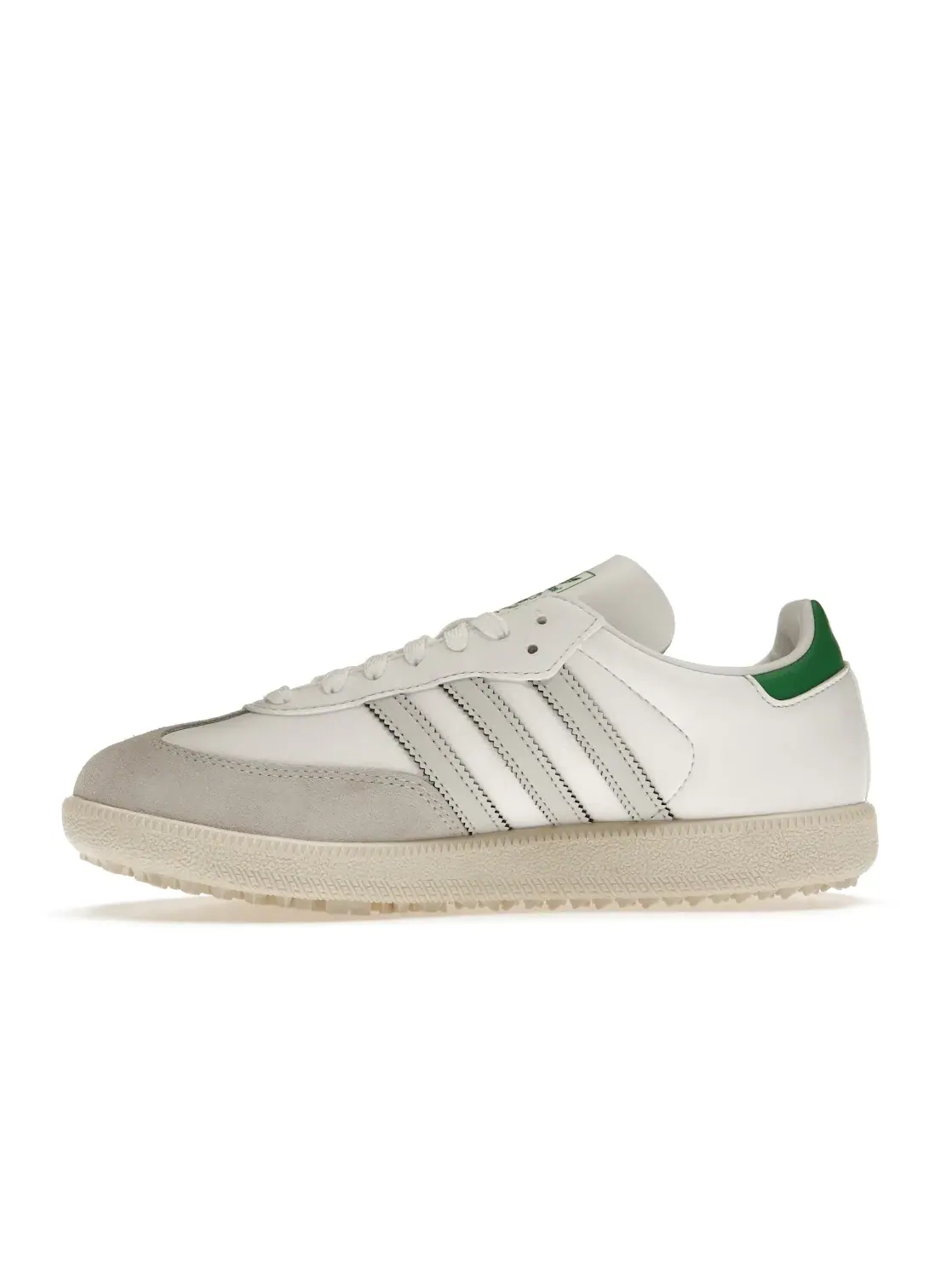 Мужские кеды из кожи с принтом Adidas Samba Golf — изображение 3 из 4, белый/серый/белый