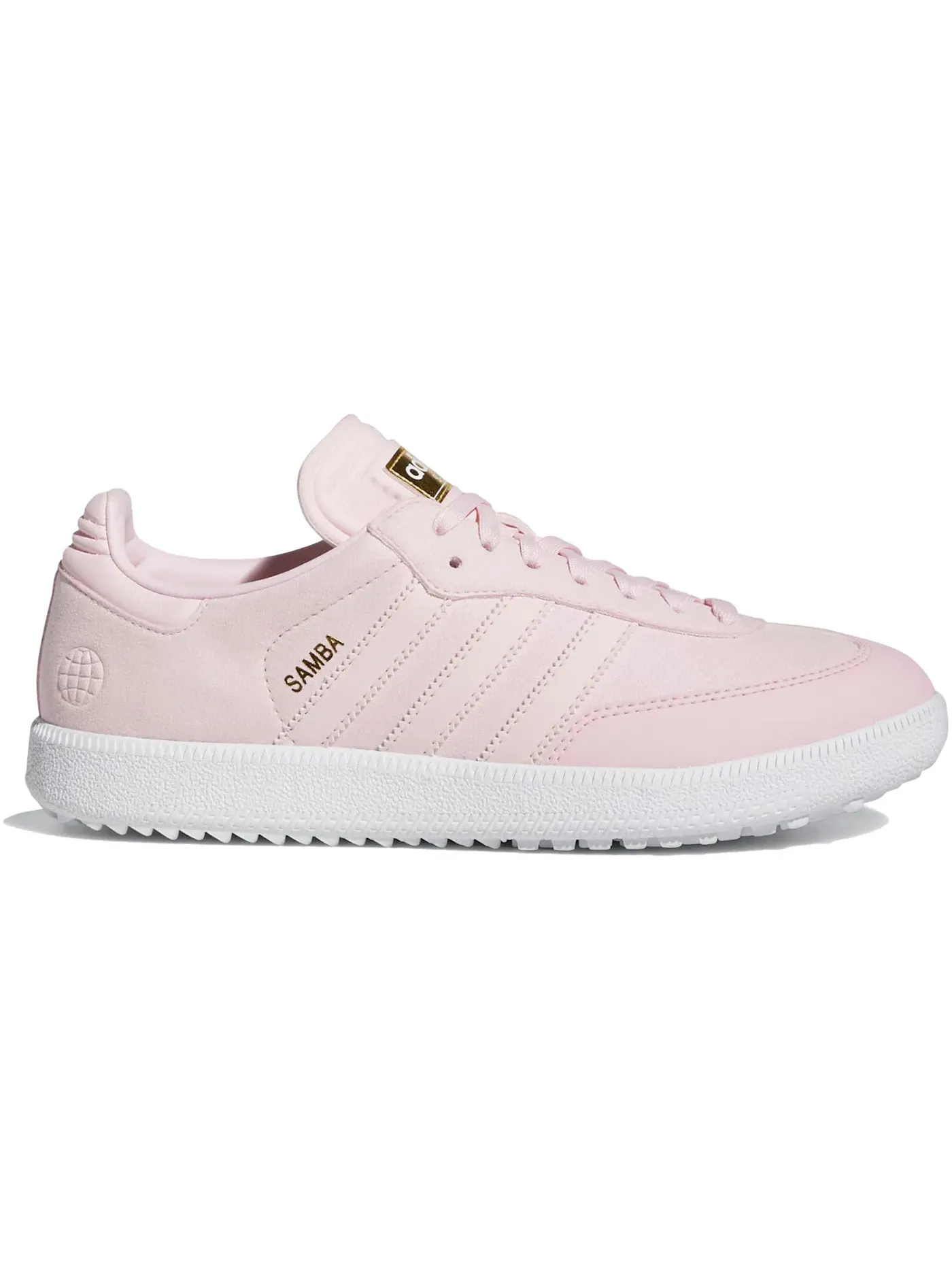Кроссовки без шипов Adidas Samba Golf — изображение 1 из 1, прозрачный розовый белый