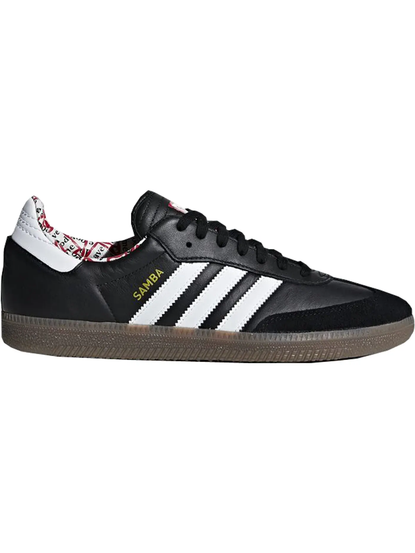 Мужские кроссовки lifestyle Samba Adidas — изображение 1 из 1, черный/белый