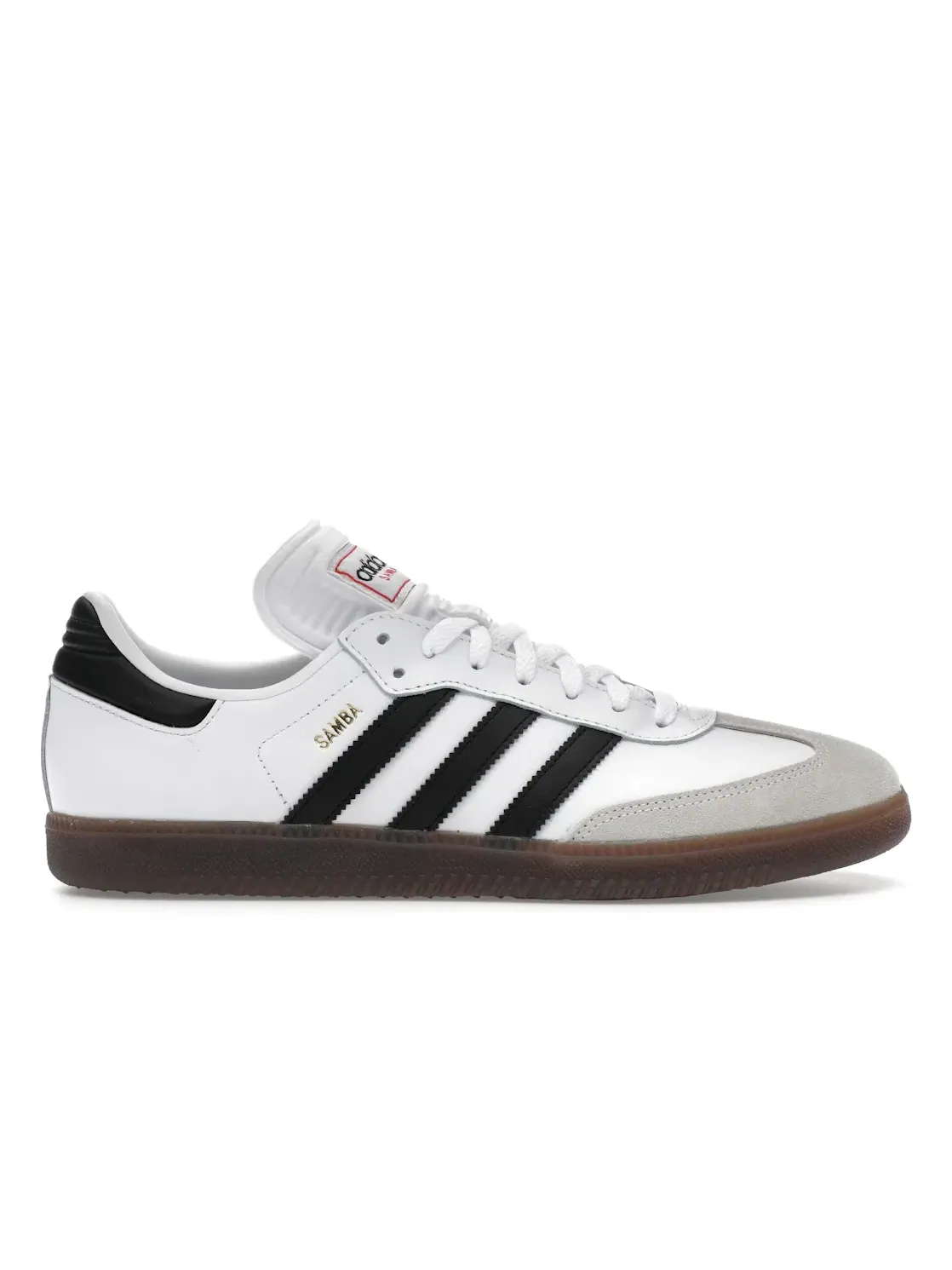 Мужские кроссовки с замшевым верхом Adidas Samba Indoor — изображение 1 из 4, белый/черный/красный