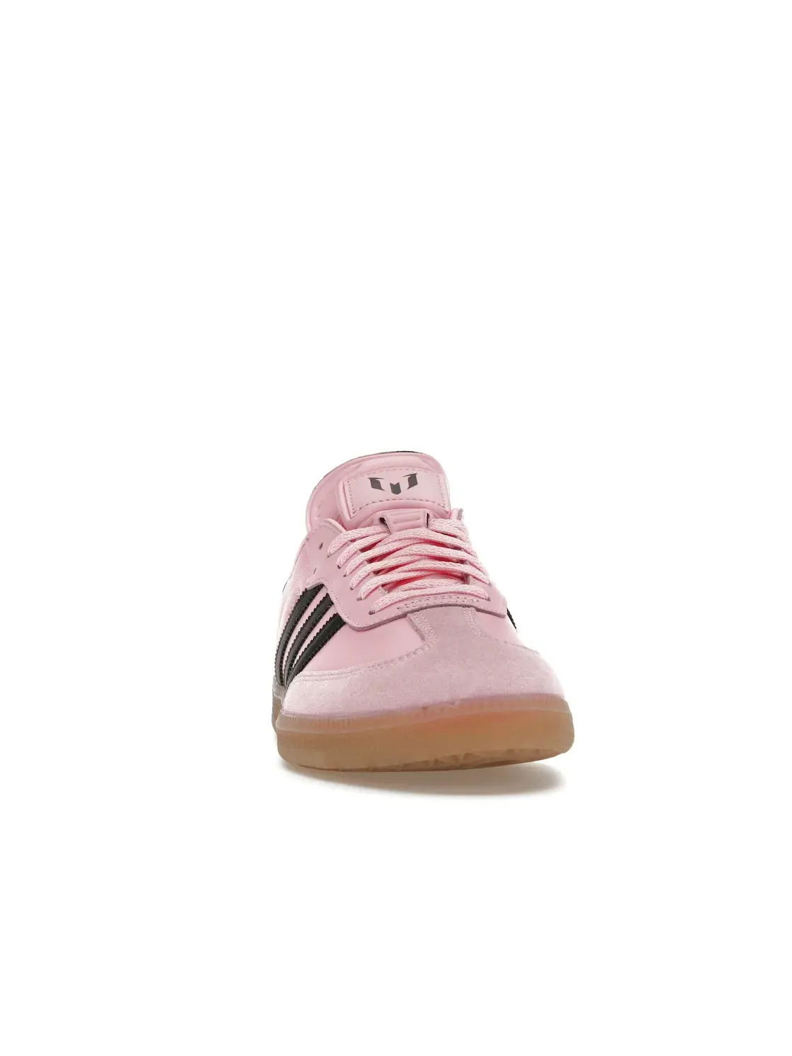 Мужские кроссовки с кожаным верхом Adidas Samba — изображение 2 из 4, розовый/черный