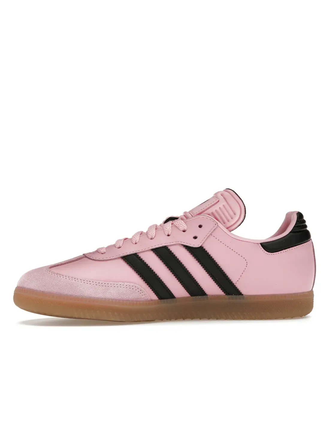 Мужские кроссовки с кожаным верхом Adidas Samba — изображение 3 из 4, розовый/черный