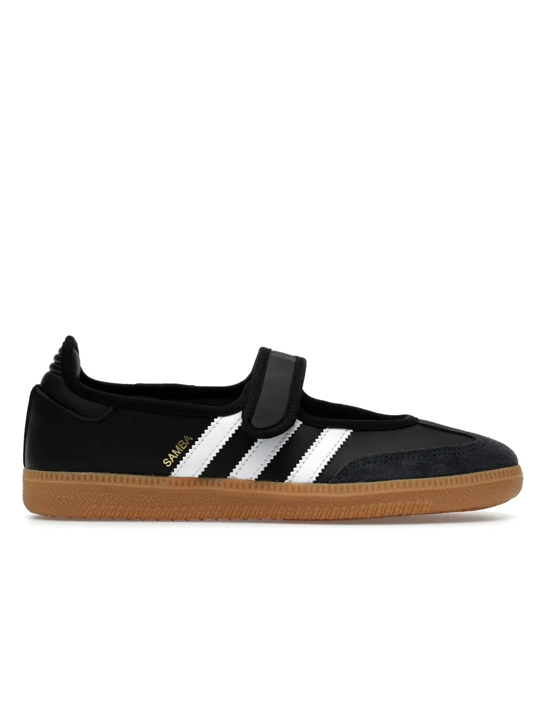 Детские кроссовки Lifestyle с классическим дизайном Adidas Samba Jane — изображение 1 из 4, черный//белый