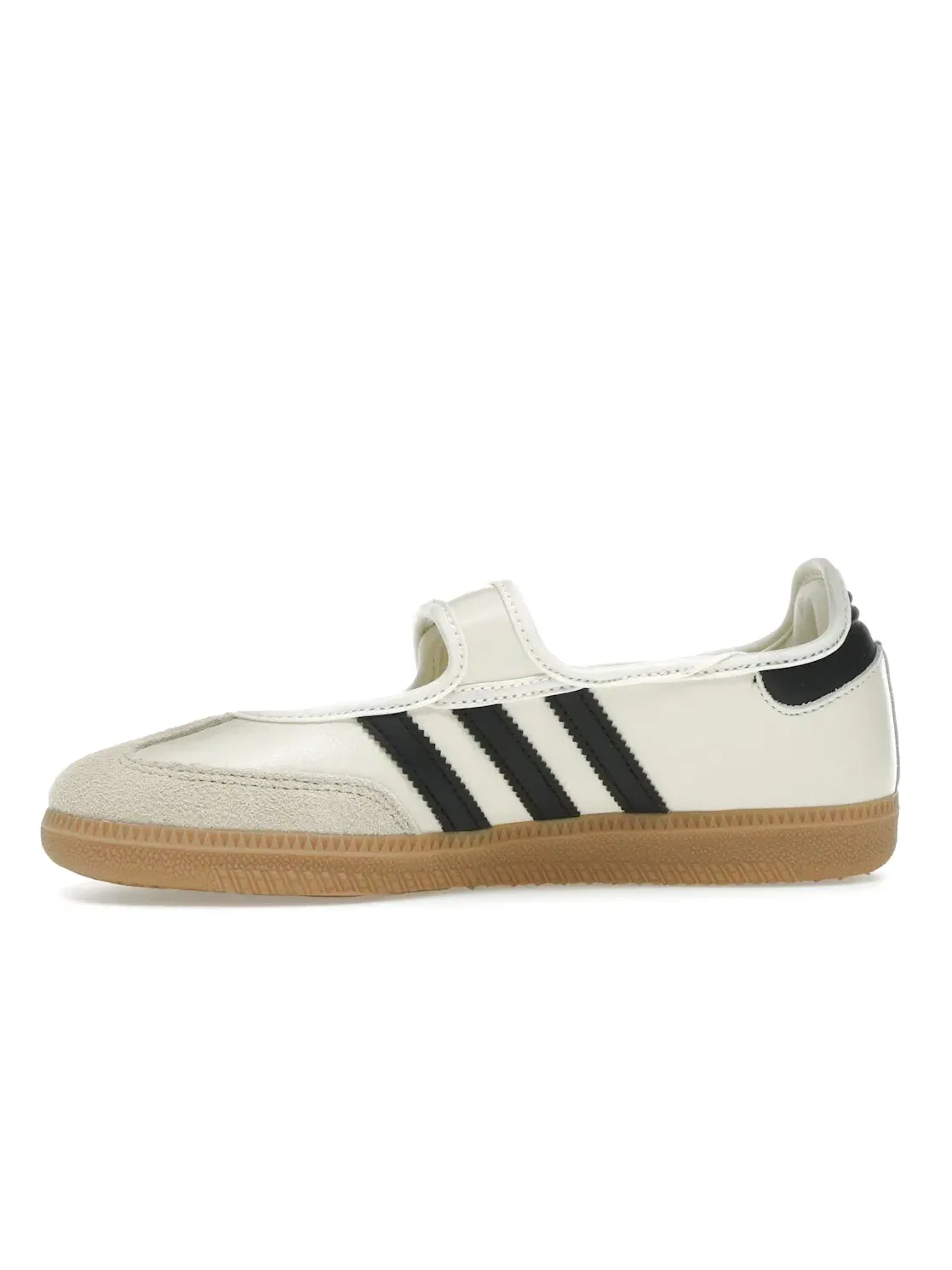 Женские кроссовки lifestyle с замшевыми вставками Adidas Samba Jane — изображение 3 из 4, кремовый белый//черный