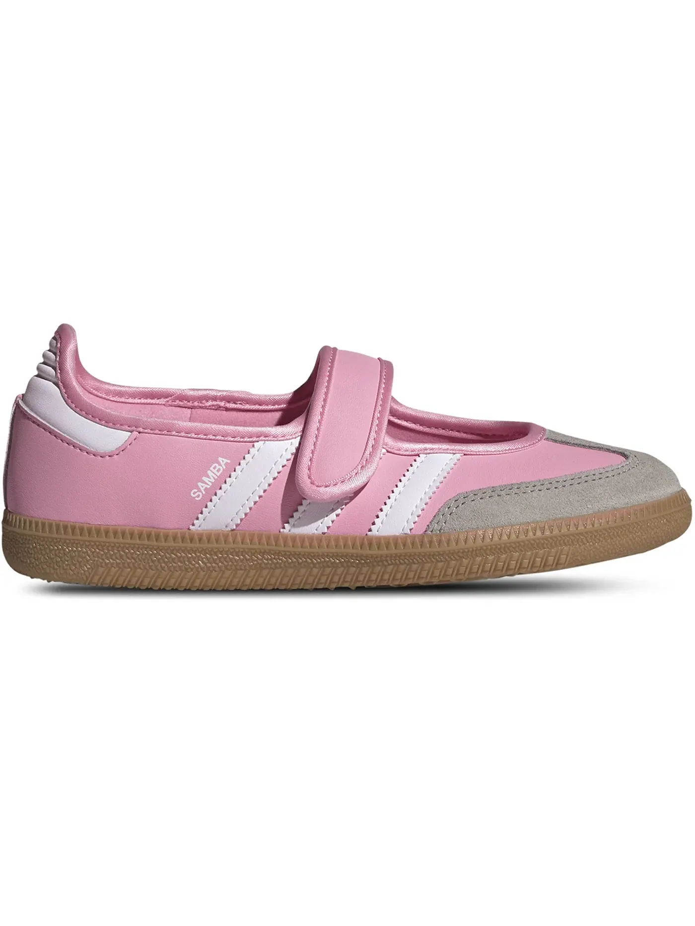 Детские кроссовки Lifestyle Adidas Samba Jane — изображение 1 из 1, светлый розовый/белый