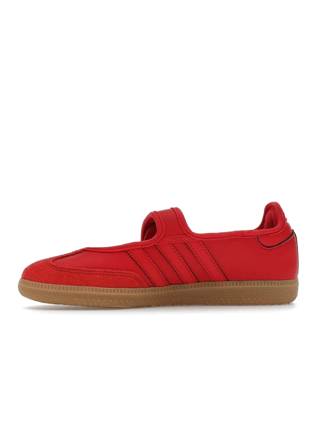 Детские кроссовки Mary Jane на липучке Samba Jane Adidas — изображение 3 из 4, красный/красный