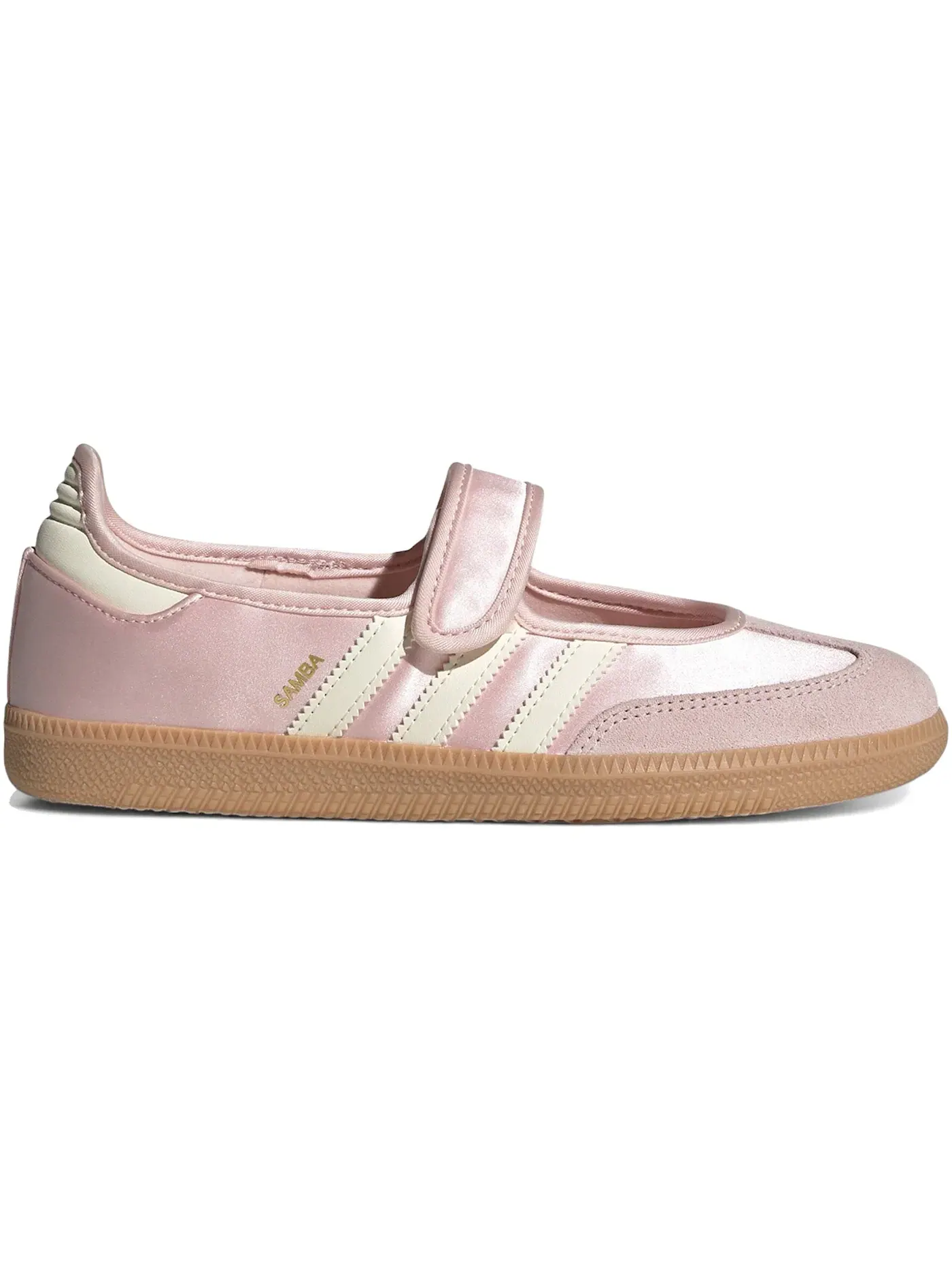 Женские кроссовки с замшевым верхом Adidas Samba Jane — изображение 1 из 1, розовый/кремовый белый