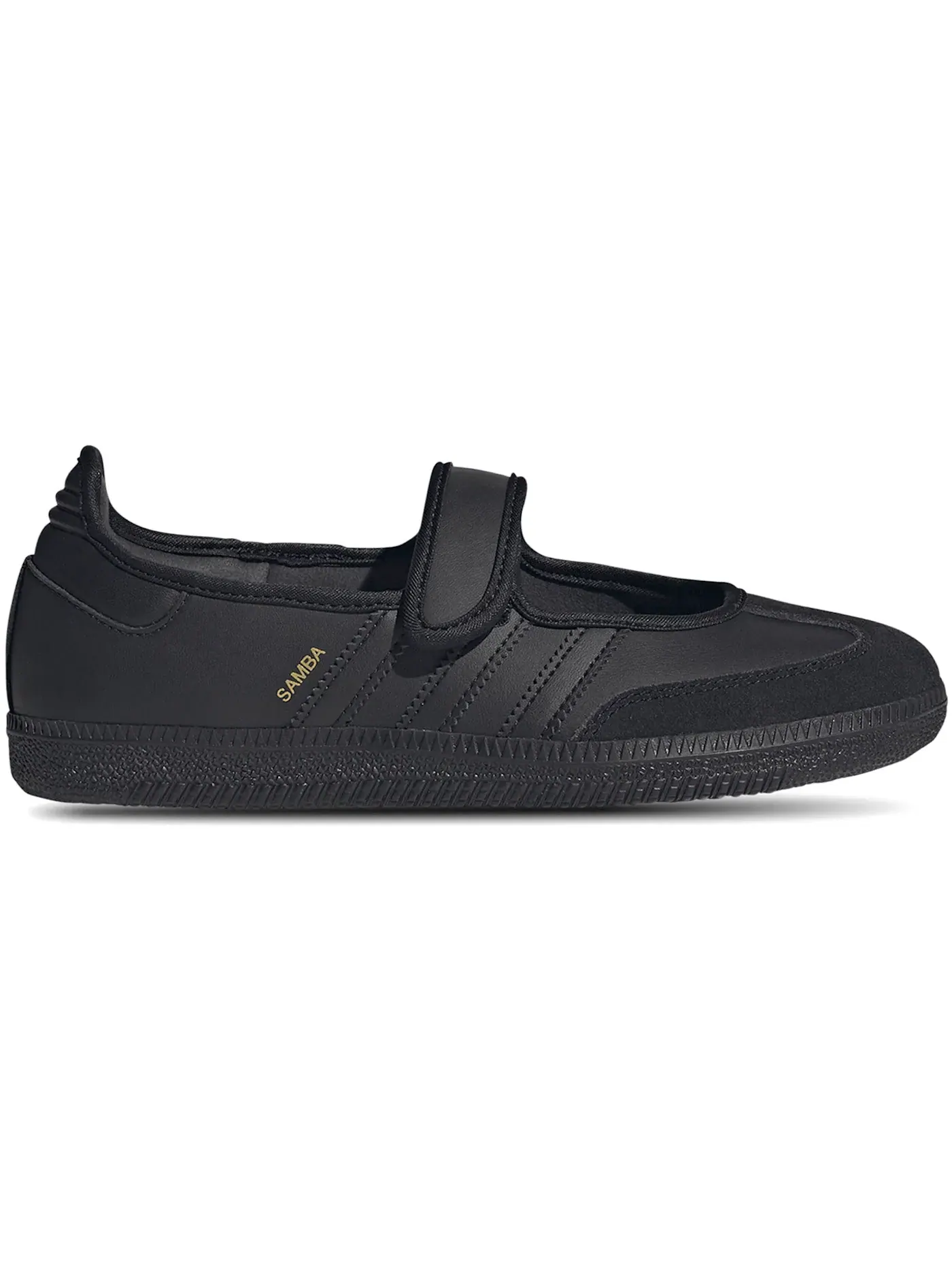 Женские кроссовки lifestyle Adidas Samba Jane — изображение 1 из 1, черный/черный/черный