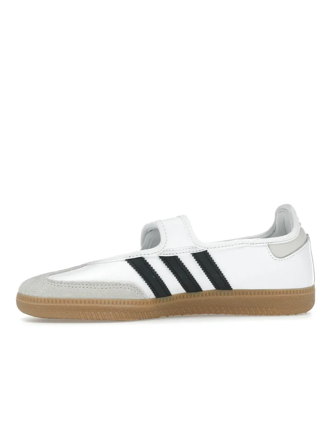 Женские кроссовки Lifestyle с замшевым накладным носком Adidas Samba Jane — изображение 3 из 4, белый черный