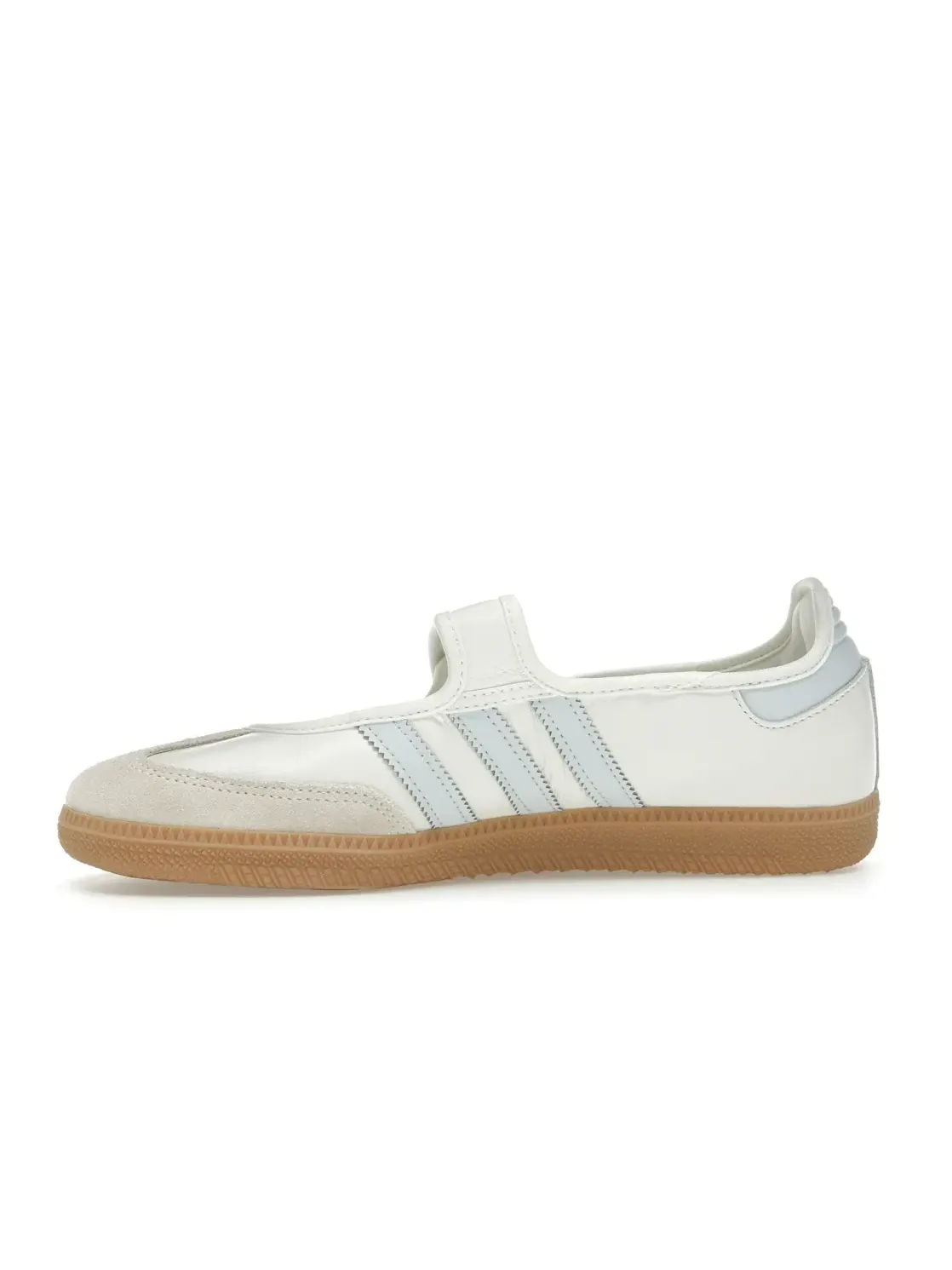 Женские кроссовки с замшевыми вставками Adidas Samba Jane — изображение 3 из 4, белый//синий