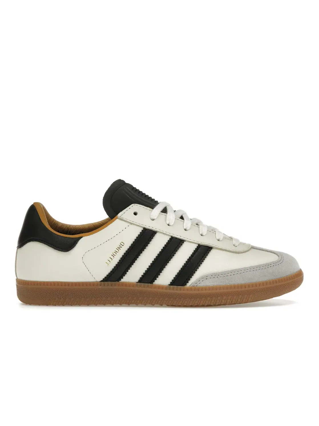 Мужские кроссовки с замшевым носком Adidas Samba OG JJJJound — изображение 1 из 4, белый/черный