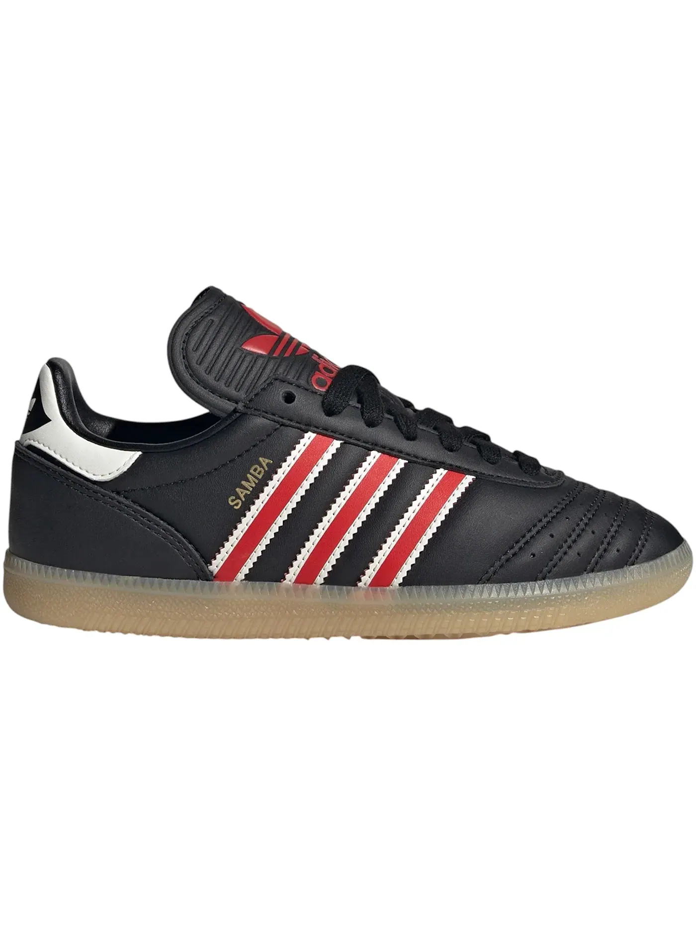 Детские кроссовки Lifestyle Adidas Samba JP — изображение 1 из 1, черный/красный