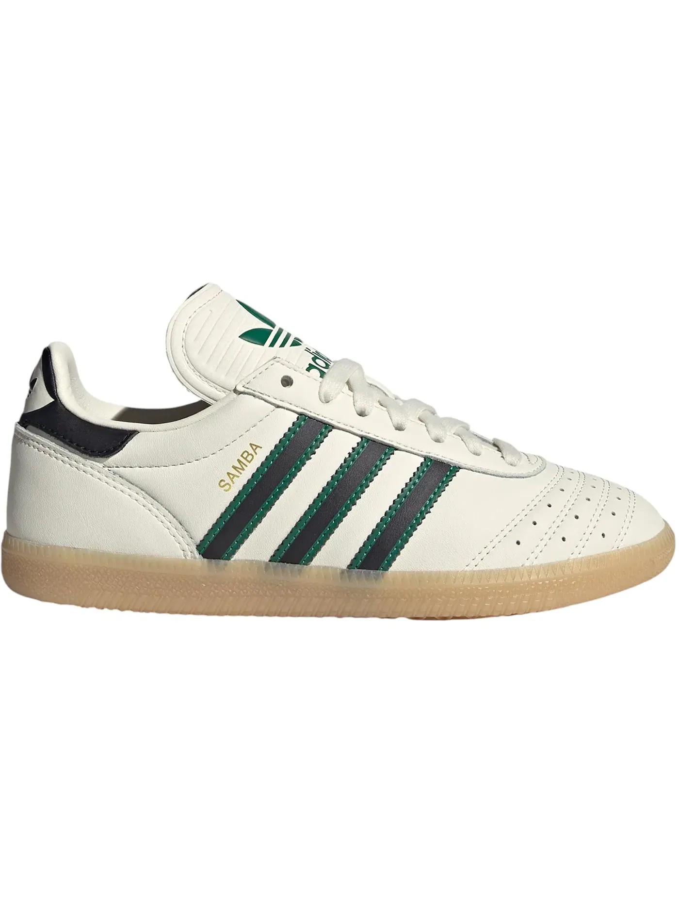 Детские кроссовки Lifestyle с длинным рукавом Adidas Samba JP — изображение 1 из 1, белый/черный
