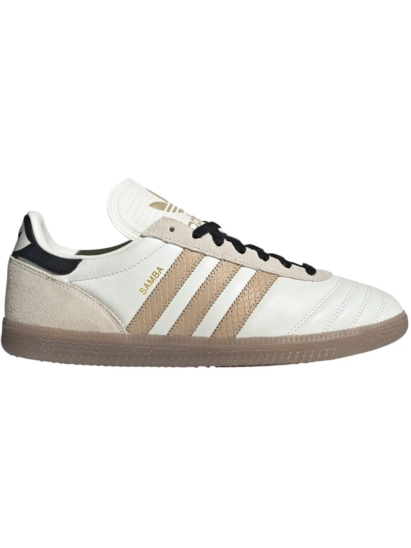 Мужские кроссовки lifestyle Adidas Samba JP — изображение 1 из 1, белый/бежевый/черный