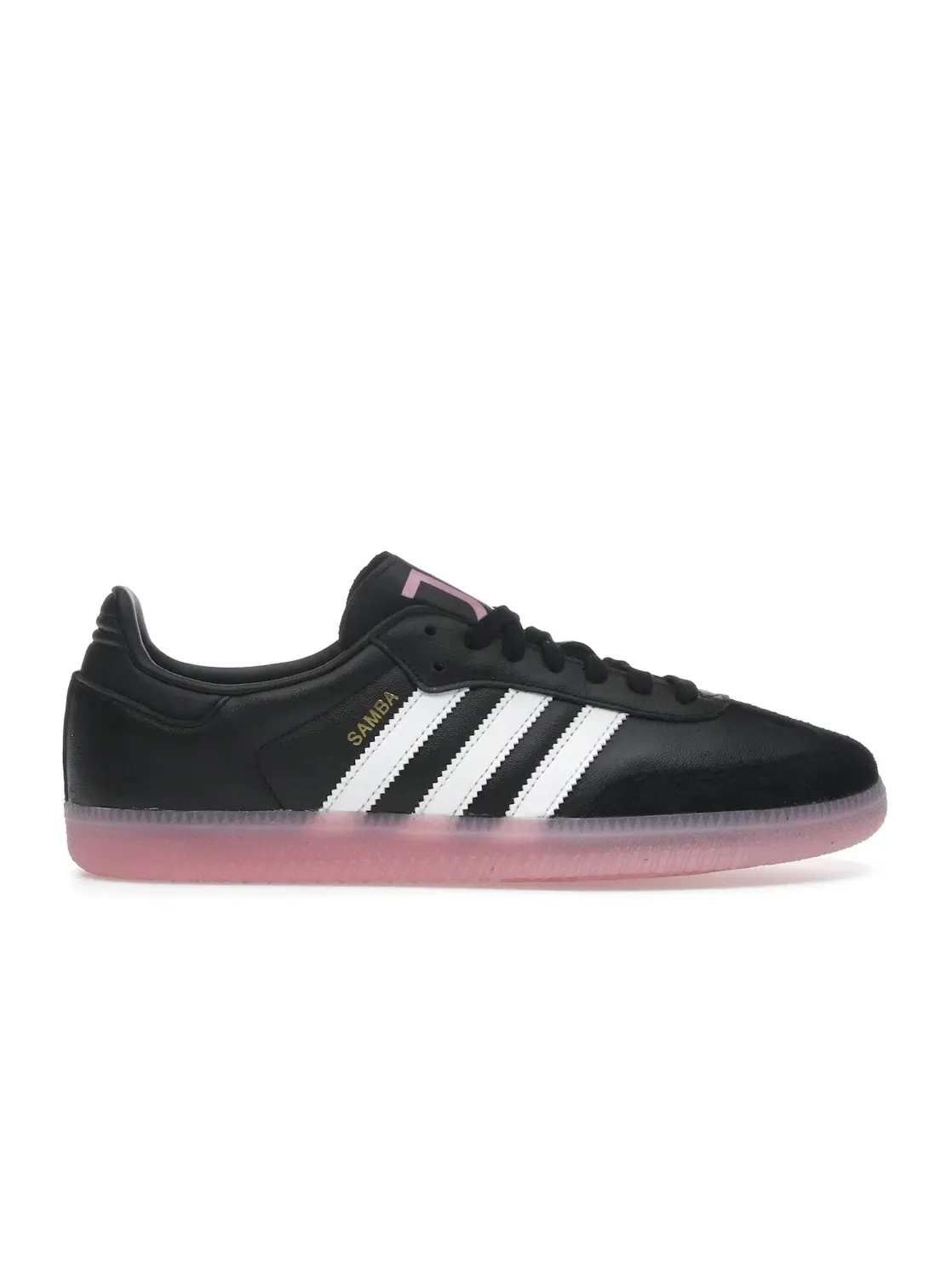 Мужские кроссовки Lifestyle Adidas Samba — изображение 1 из 4, черный/белый/розовый