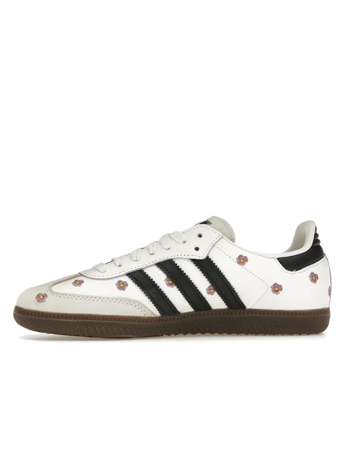 Женские кроссовки с принтом Adidas Samba — изображение 3 из 4, белый/белый/черный